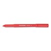 Paper Mate Write Bros. Stick Ballpoint Pen, Medium 1mm, Red Ink/Barrel, PK12 3321131C